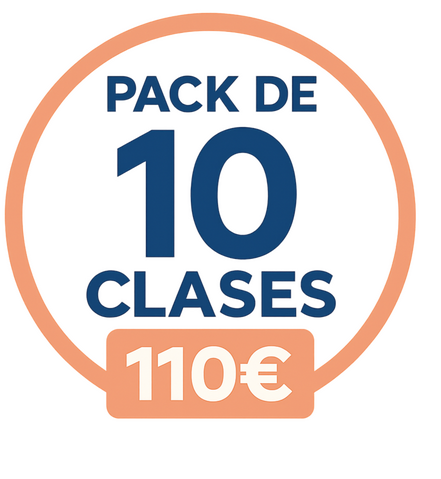 💻 Clase individual: €15/h 📘 Pack de 5 clases: €65 👥 Clase grupal: €10/h por persona